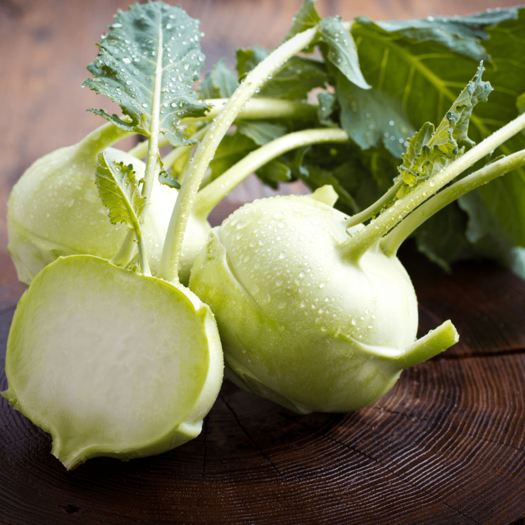 image of 3 kohlrabi