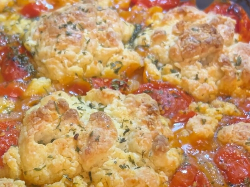 Tomato Cobbler